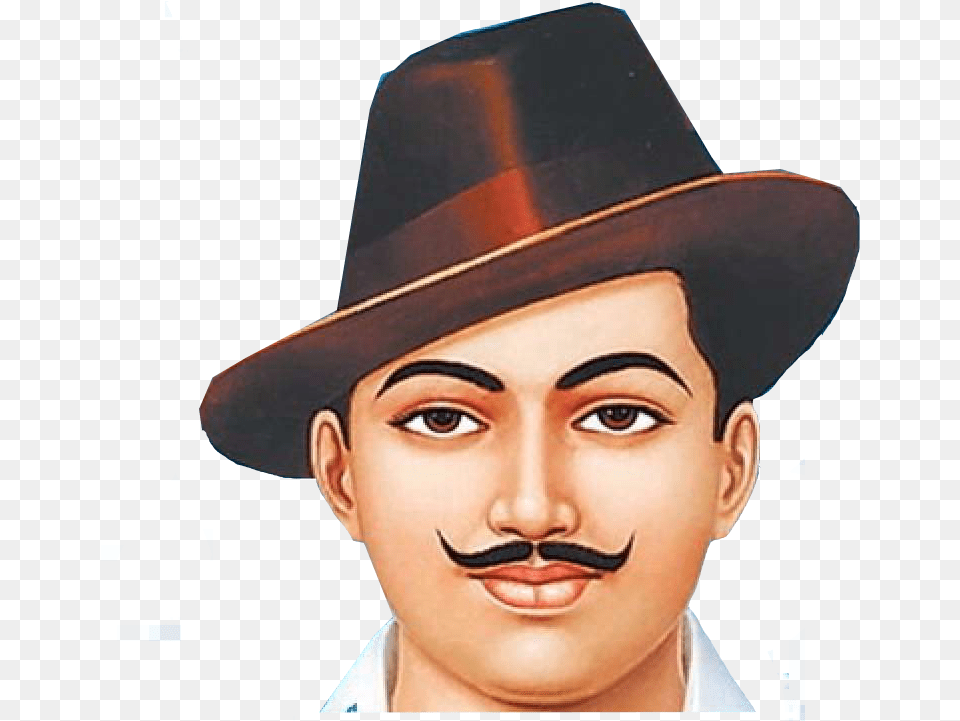 Bhagat Singh Bhagat Singh, Clothing, Hat, Adult, Female Png