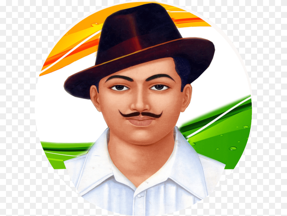 Bhagat Singh Images Bhagat Singh, Head, Clothing, Face, Portrait Free Png Download