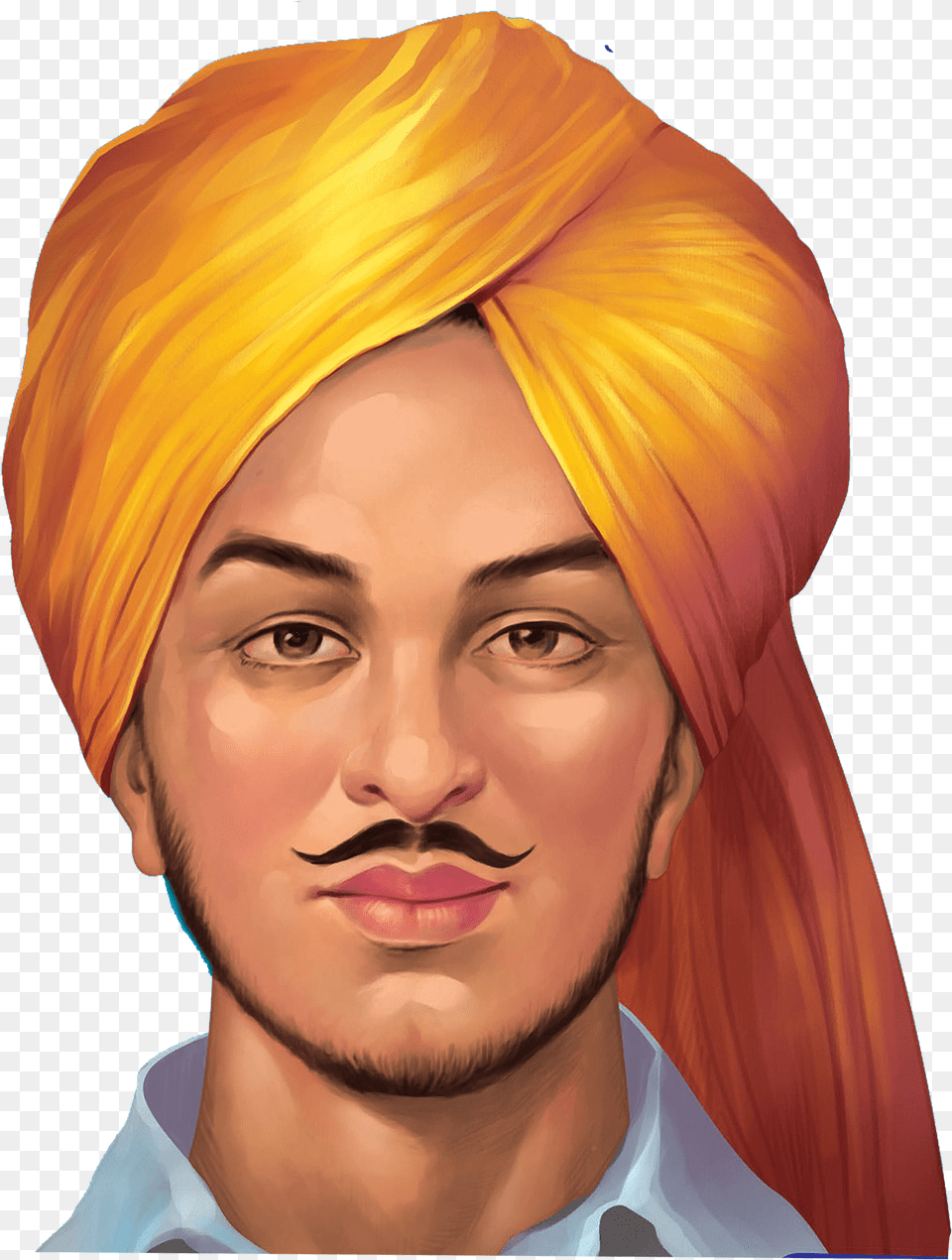 Bhagat Singh Pictures Bhagat Singh Rajguru Sukhdev, Clothing, Turban, Adult, Person Png