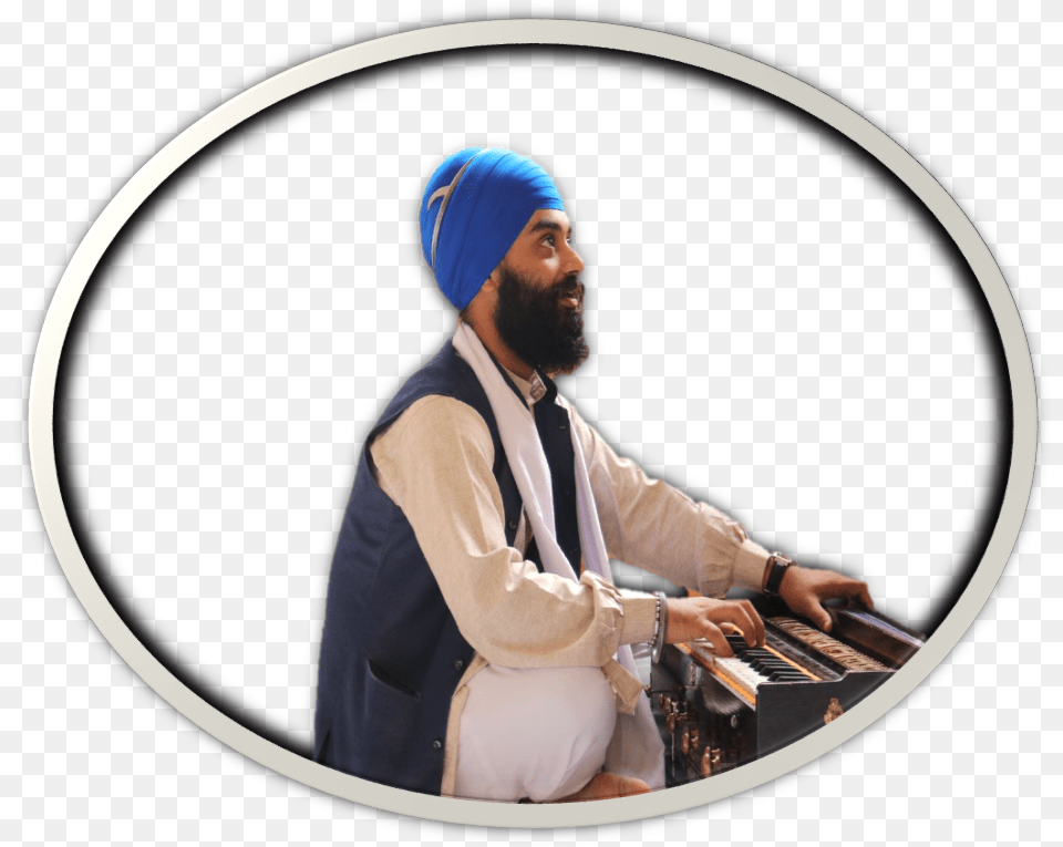 Bhai Harmanpreet Singh Ji Turban, Adult, Person, Male, Man Free Png Download