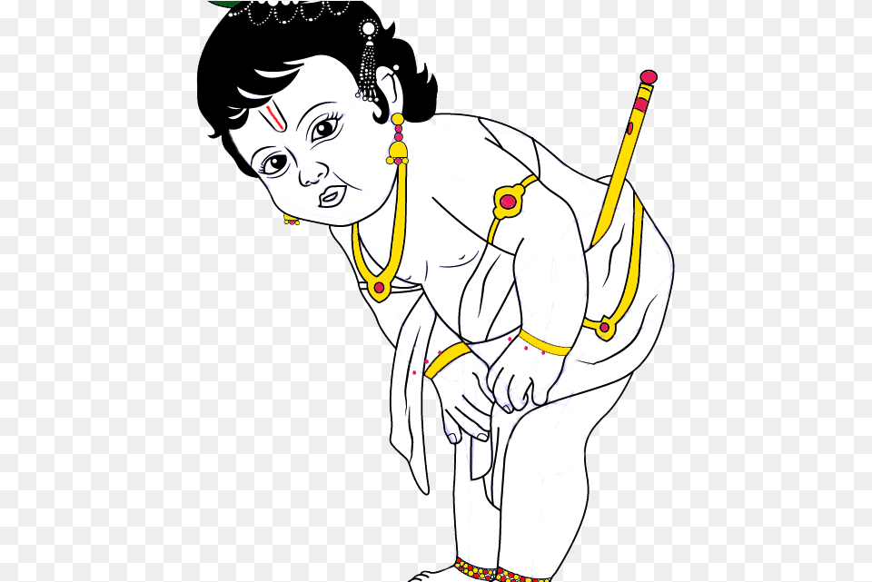 Bhajan Everyday Unchavrathy Bal Krishna Line Art, Adult, Female, Person, Woman Png