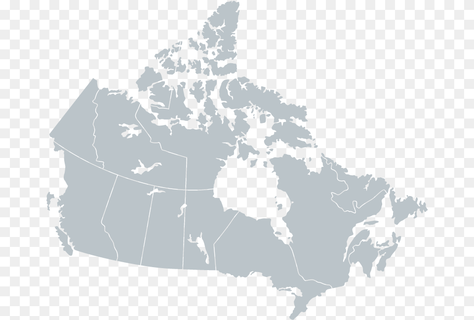 Bhe Canada Was Established In 2015 After Berkshire Map Of Canada Silhouette, Plot, Chart, Atlas, Diagram Png Image