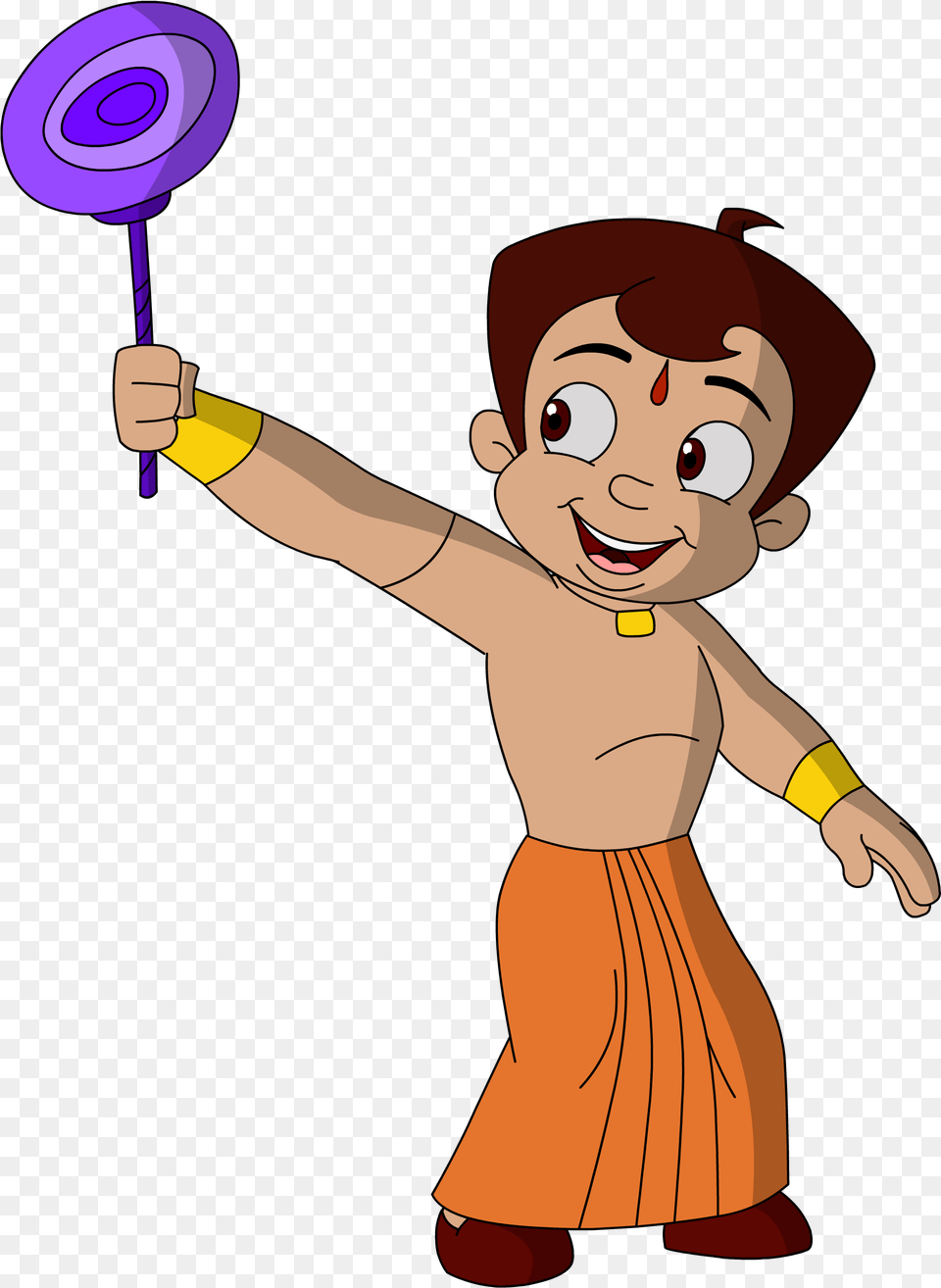 Bheem Is Back Yet Again To The Forum Vijaya Mall This Chota Bheem, Person, Face, Head, Cartoon Png Image