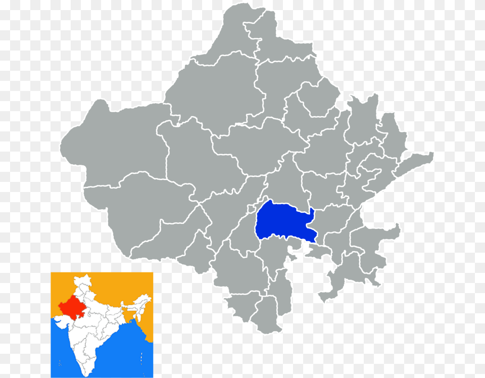 Bhilwara District Sikar In Rajasthan Map, Atlas, Chart, Diagram, Plot Png