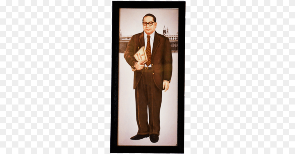 Bhim Rao Ambedkar Painting With Fra Latest Baba Saheb Ambedkar, Accessories, Suit, Jacket, Formal Wear Free Png Download