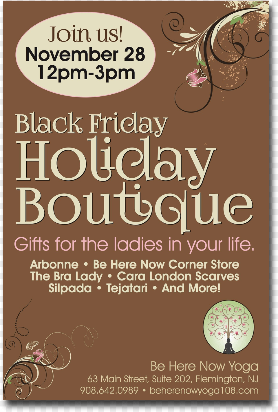 Bhny Holiday Boutique Flyer Shadow Flyer, Advertisement, Poster, Book, Publication Png Image