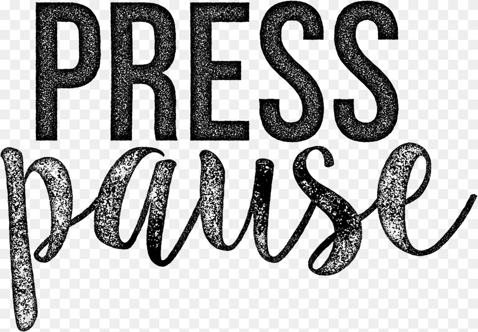 Bhs Presspause Press Pause, Gray Free Png Download