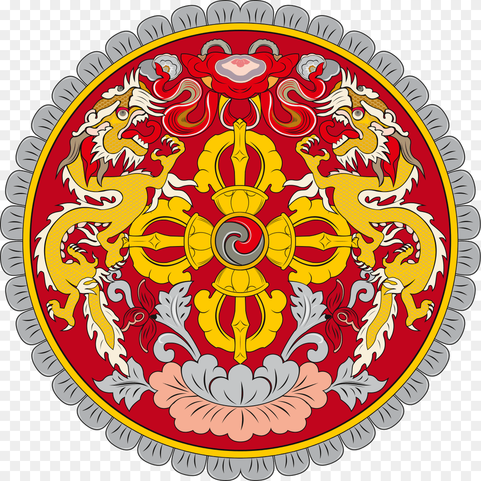 Bhutan Coat Of Arms, Art, Floral Design, Graphics, Pattern Png