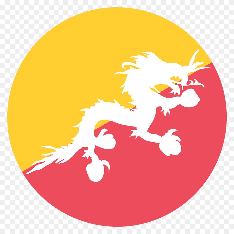 Bhutan Flag Emoji Clipart Free Transparent Png