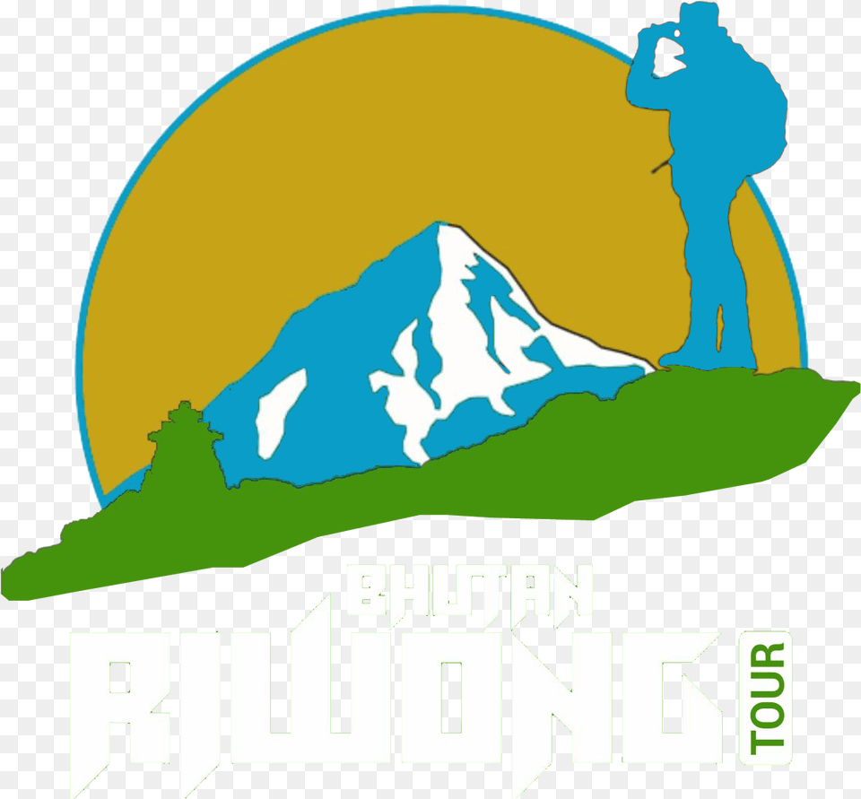Bhutan Riwong Tour Mountain Clip Art In Circle, Nature, Outdoors, Baby, Person Free Png Download