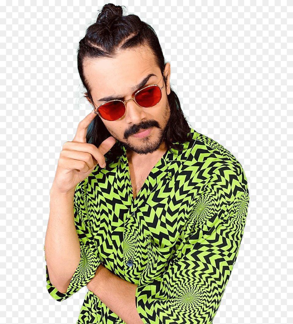Bhuvan Bam Picture Real Short Hair Bhuvan Bam Hairstyle, Accessories, Sleeve, Portrait, Photography Free Transparent Png