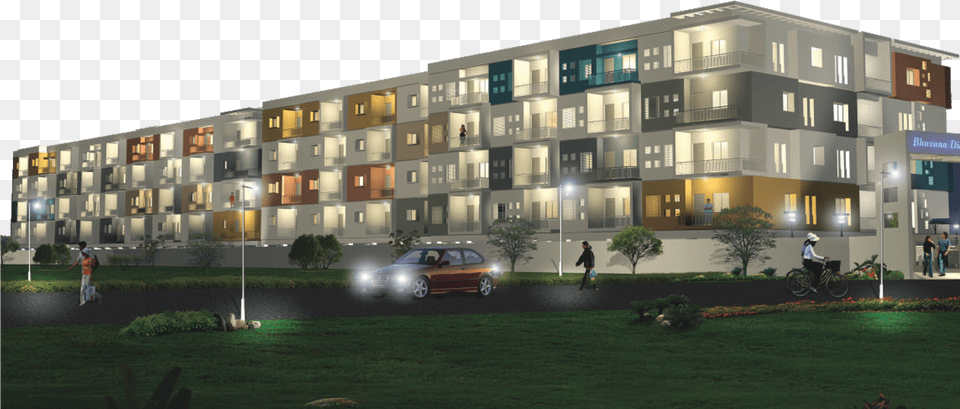 Bhuvana Diamond Hillothers, Apartment Building, Urban, Housing, High Rise Free Png
