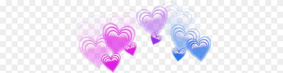 Bi Heart Crown, Purple, Art, Graphics Png Image