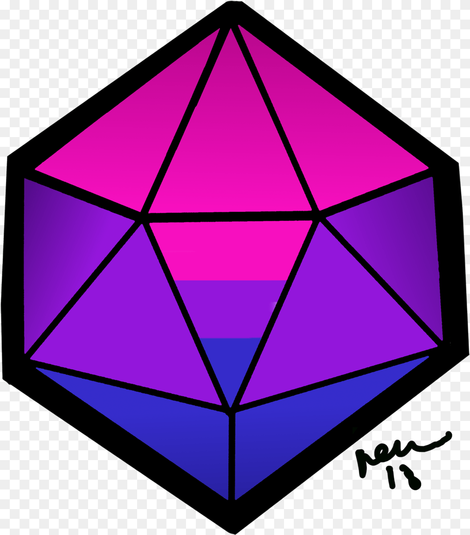 Bi Pride D20 Stickers Etc Clipart D20 Pansexual Transparent, Toy Free Png