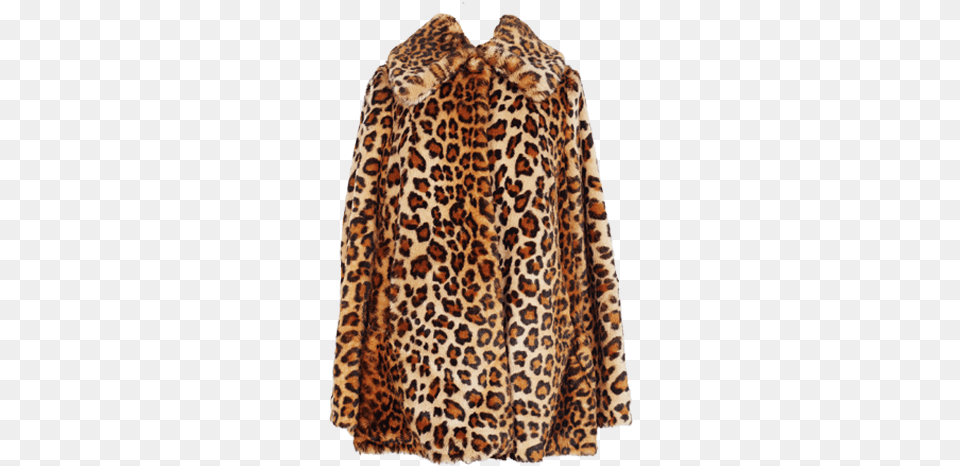 Bianca Coat House Of Hampton Lichfield Faux Leopard Throw Pillow, Clothing, Fur, Fashion Free Png Download