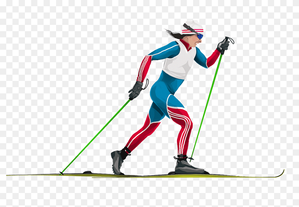 Biathlon, Adult, Person, Outdoors, Nature Free Png Download