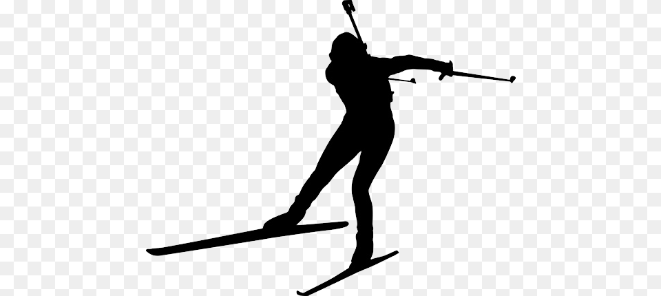 Biathlon, Outdoors, Nature, Snow, Skiing Png