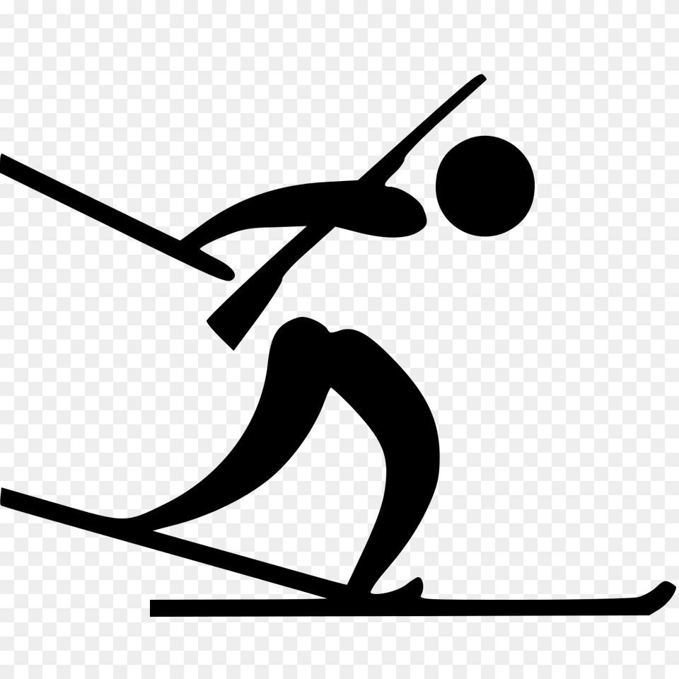 Biathlon, Gray Free Transparent Png