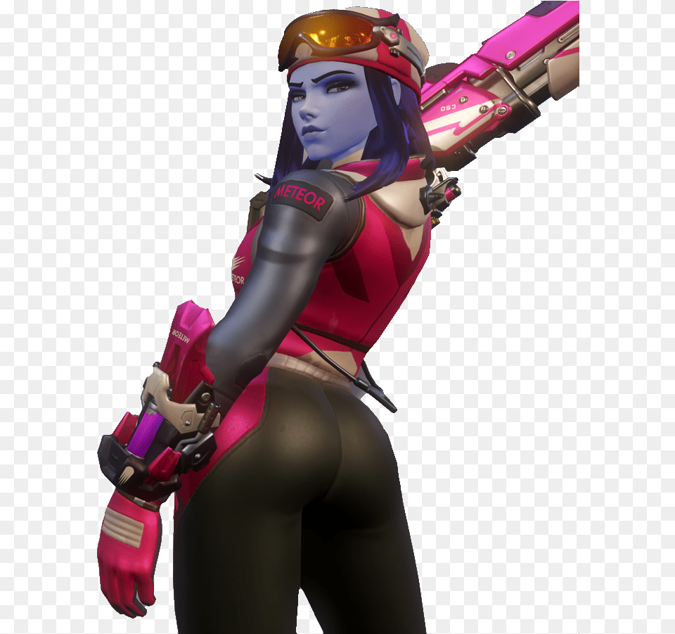 Biathlon Skin Widowmaker Sticker Cartoon, Woman, Person, Female, Adult Free Png