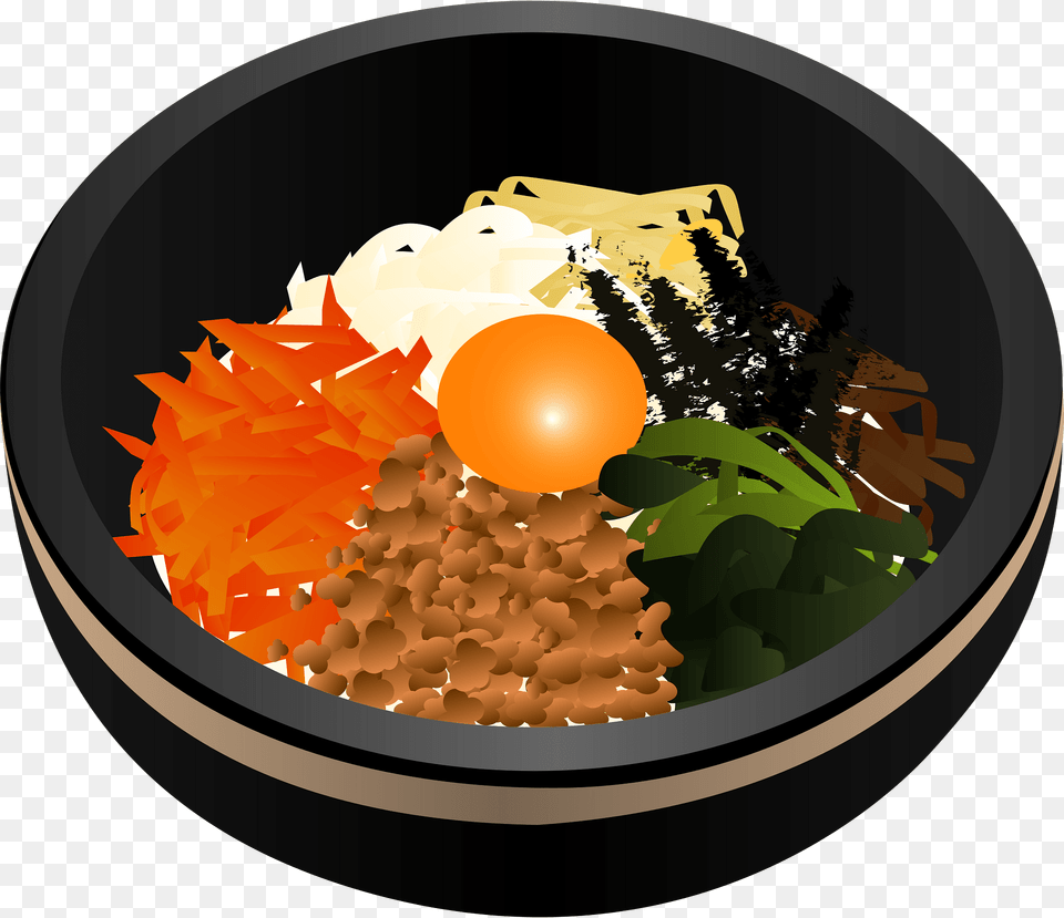 Bibimbap Food Clipart, Lunch, Meal, Dish, Photography Free Png