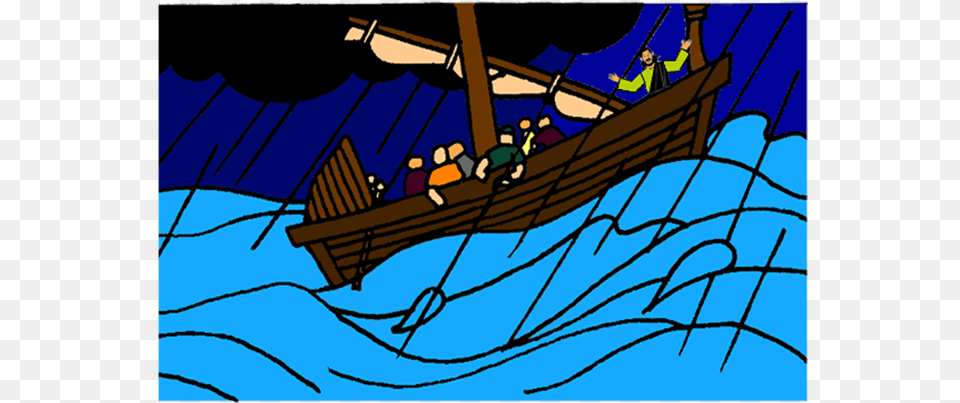 Bible Boat Fish Jpg Jesus Stills The Storm Bible, Sailboat, Transportation, Vehicle, Art Free Transparent Png
