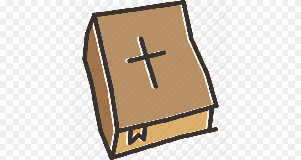 Bible Book Christianity Cross Holy Icon, Symbol, Cardboard, Box, Carton Png
