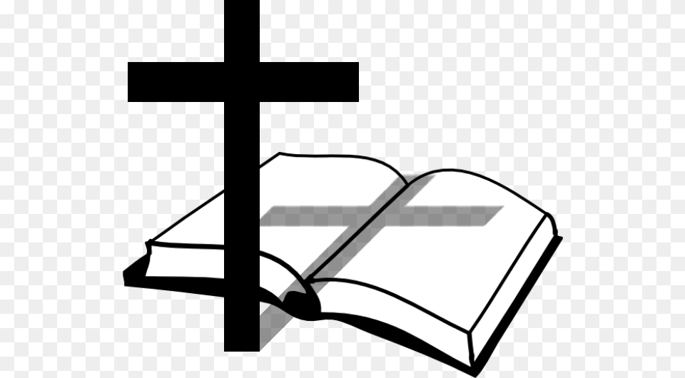 Bible Christian Cross Church Clip Art Transparent Cross Clipart, Book, Publication, Symbol Free Png Download