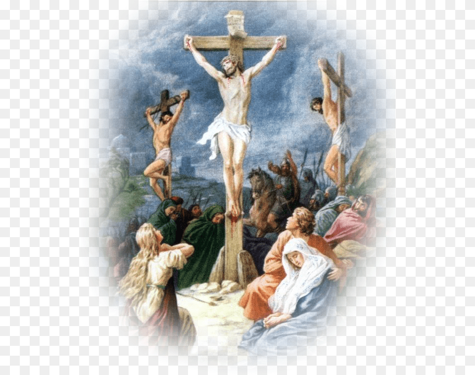 Bible Christian Of Cross Jesus Religion Crucifixion God At The Cross, Symbol, Adult, Wedding, Person Png Image