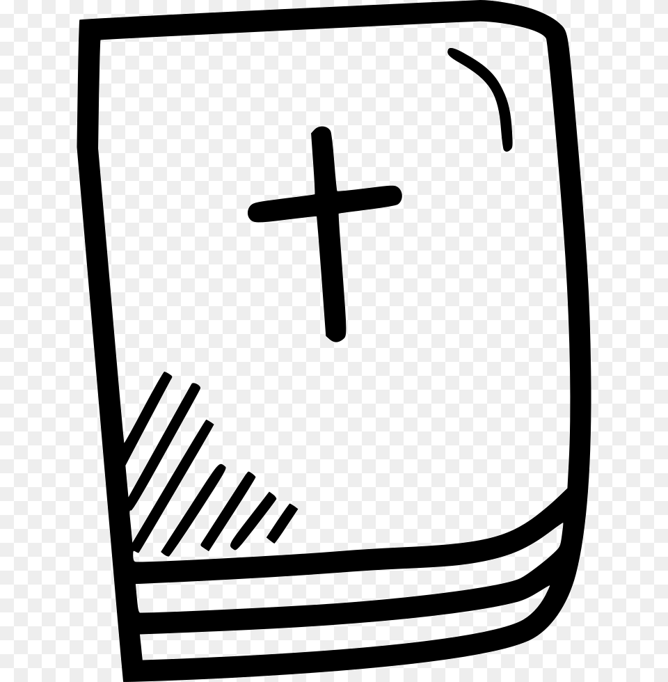 Bible Holy Christian Religious Book, Cutlery, Fork, Cross, Symbol Png Image