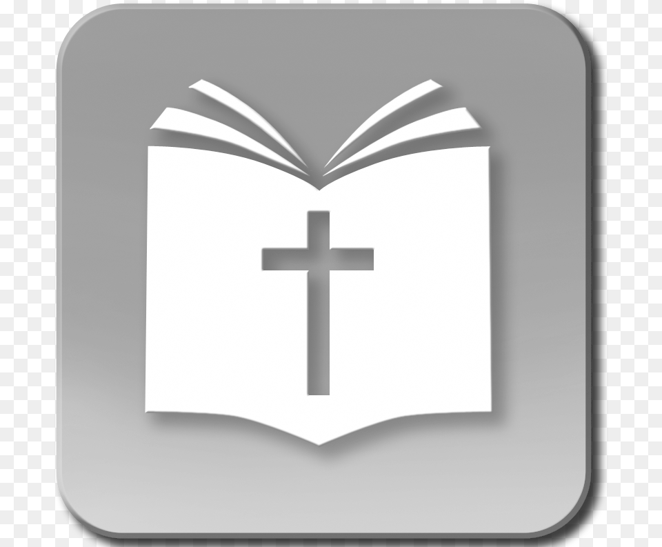 Bible Icons, Cross, Person, Reading, Symbol Free Png