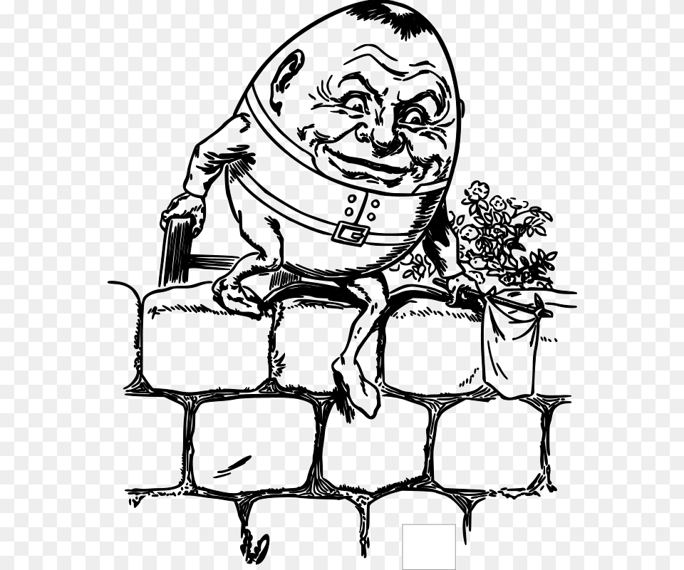 Bible Study Humpty Dumpty Line Drawing Png