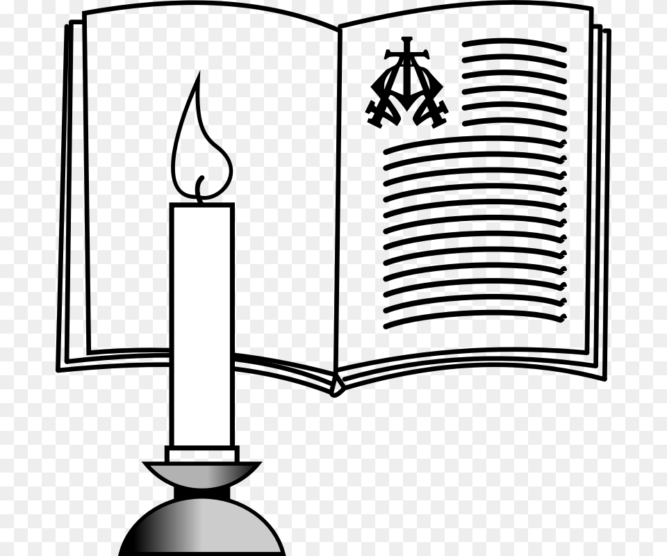 Bible With Candle Clipart Bible Clip Art Bible White, Cutlery, Lighting Free Png Download