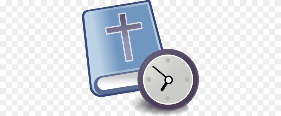 Bibletime Icono De Biblia, Analog Clock, Clock, First Aid, Cross Free Png