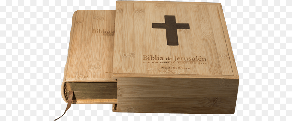 Biblia De Jerusaln Edicin Especial Numerada Caja Cajas De Madera Para Biblias, Wood, Box, Cross, Symbol Png Image