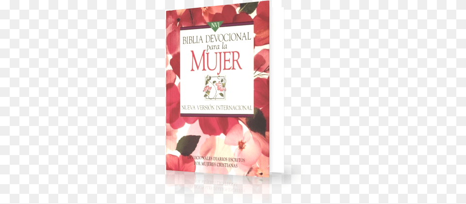 Biblia Deocional Para La Mujer Nvi Devocional Para La Mujer Spanish Edition, Advertisement, Book, Publication, Flower Free Transparent Png