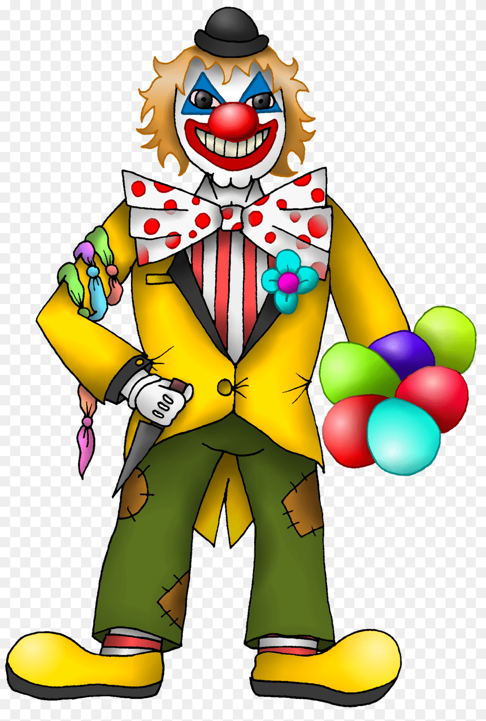 Bibo The Clown, Baby, Person, Performer, Balloon Png