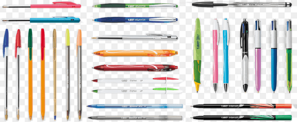 Bic Clic Medium Pens 60 Per Box Canetas Bic De 2019, Pen, Blade, Dagger, Knife Free Transparent Png