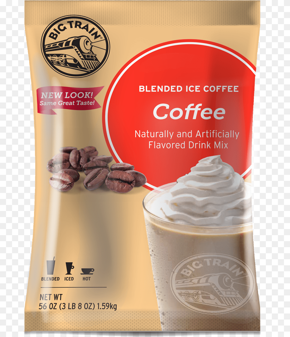 Bic Coffee Big Train Blended Iced Espresso, Cup, Cream, Dessert, Food Free Png