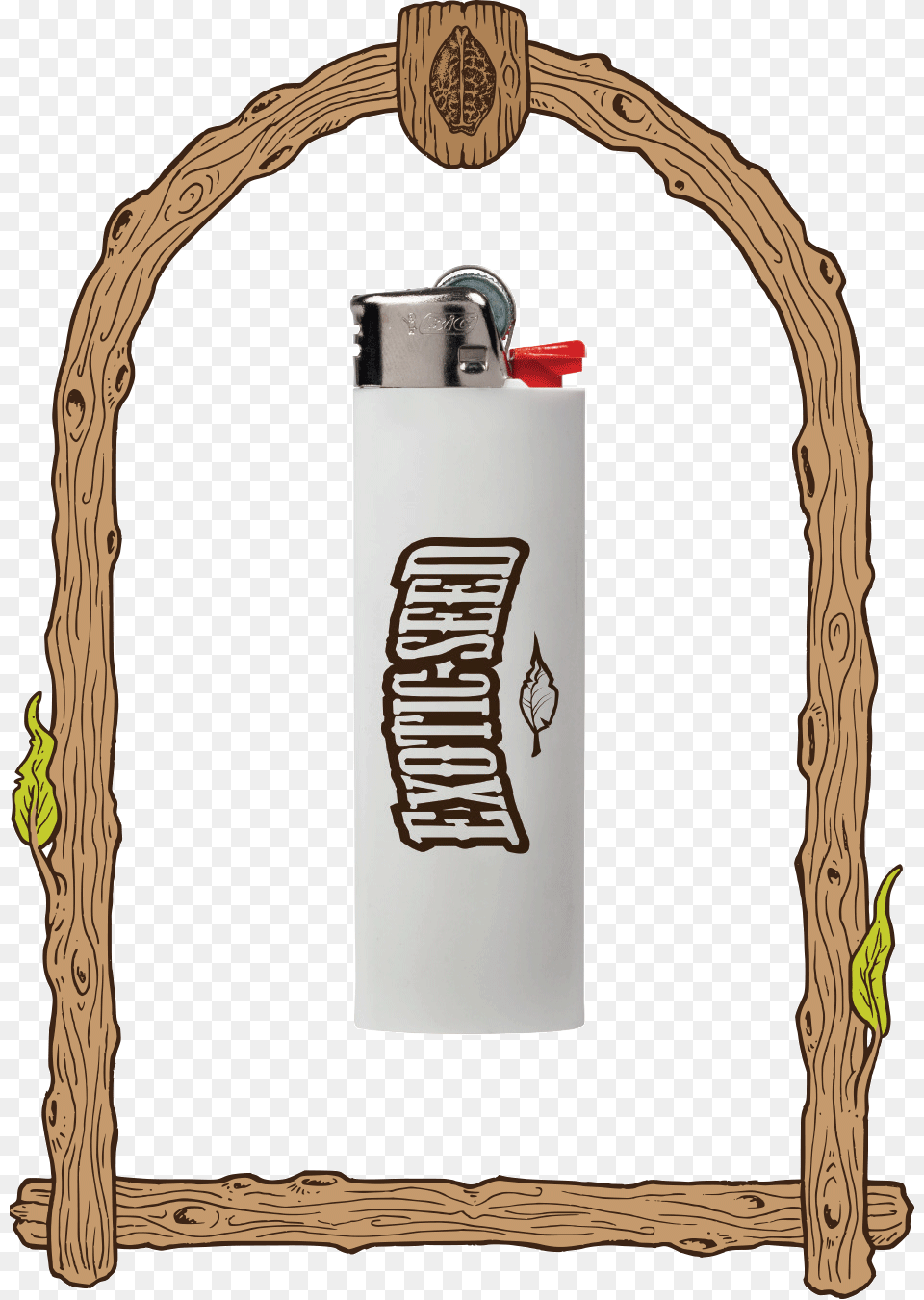 Bic Lighter Exotic Seed Logo Seed, Bottle, Cosmetics, Perfume Png Image