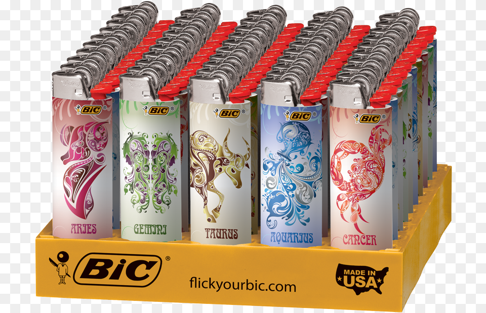 Bic Lighters Astrology Bic Zodiac Lighters, Lighter, Dynamite, Weapon Png Image