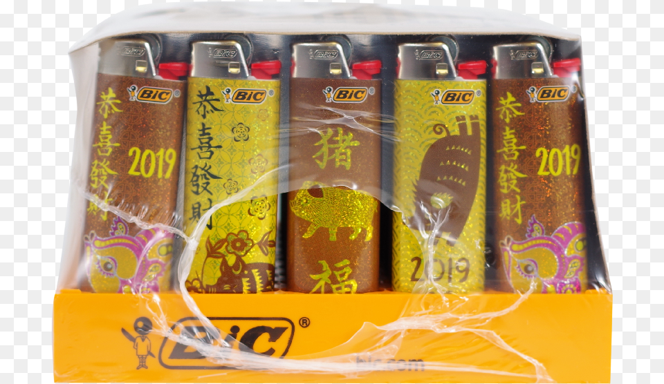 Bic Lighters Chinese New Year Series Food, Book, Publication, Lighter, Can Free Png