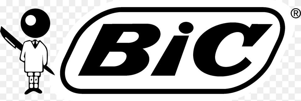 Bic Logo Black And White, Number, Symbol, Text, Clothing Png Image