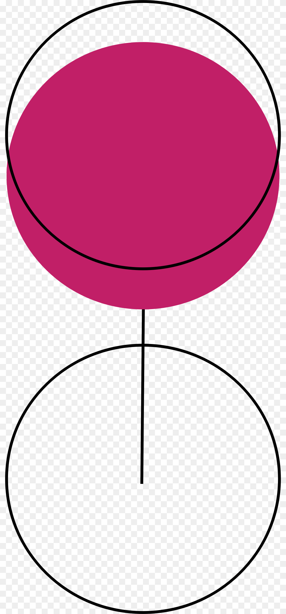 Bicchiere Di Vino Stilizzato, Furniture, Table, Oval, Astronomy Free Png Download