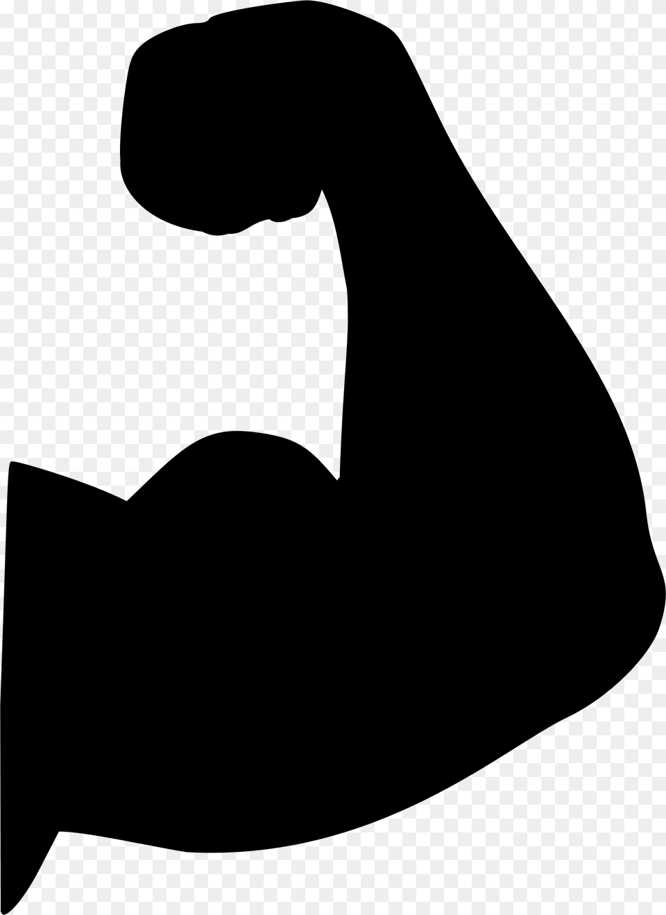 Bicep Clipart Strong Fist Bicep Strong Fist Transparent, Gray Png Image