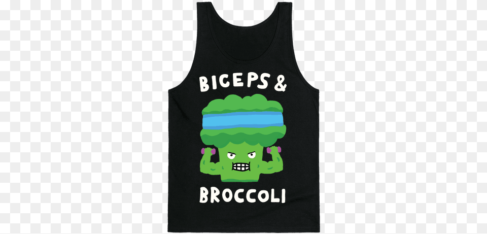 Biceps And Broccoli Tank Top Sashay Away T Shirt, Clothing, Tank Top, T-shirt, Face Png