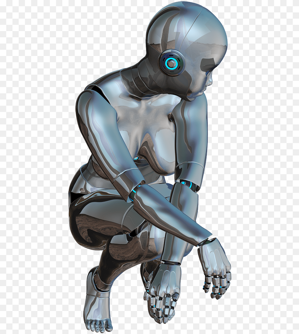 Biceps Drawing Hard Work Robot, Adult, Female, Person, Woman Png