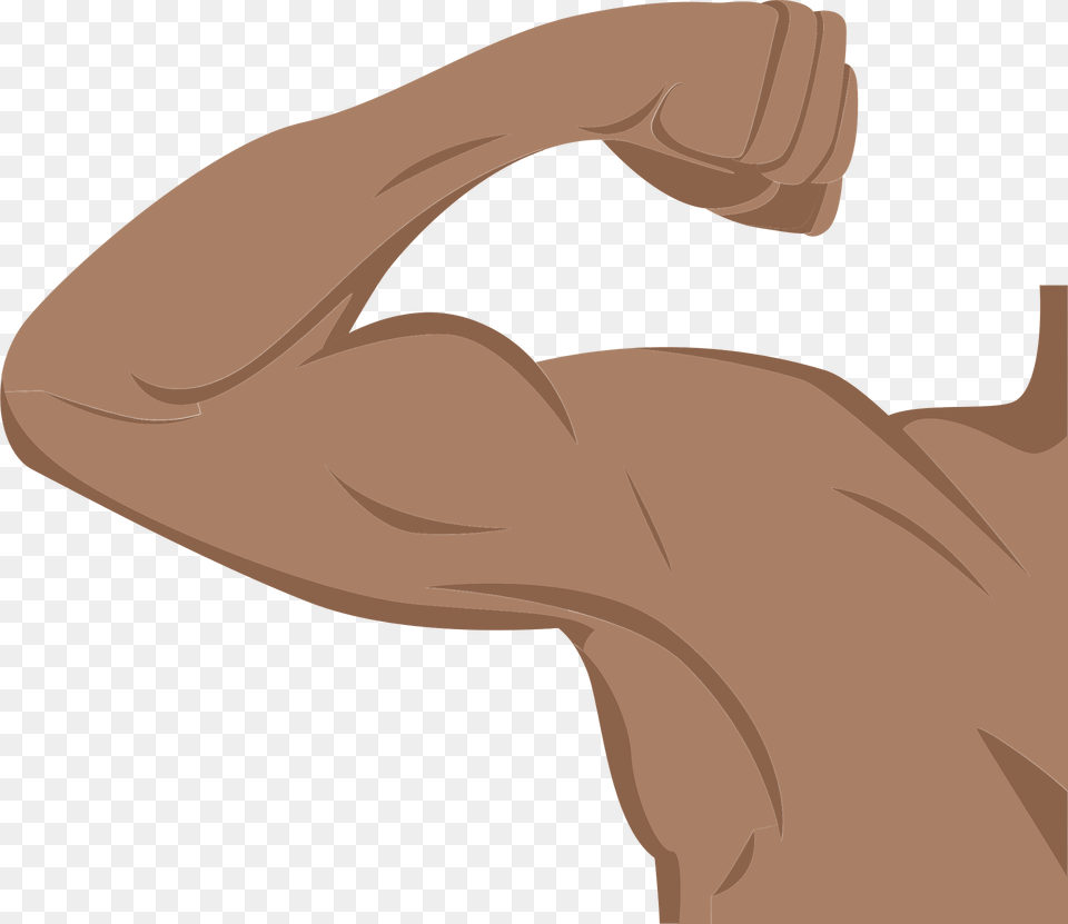 Biceps Muscle Clipart, Arm, Body Part, Person, Back Png Image