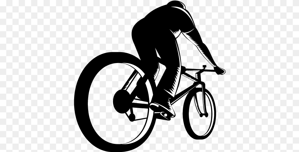 Bicicleta Bicycle, Stencil, Transportation, Vehicle, Silhouette Free Transparent Png
