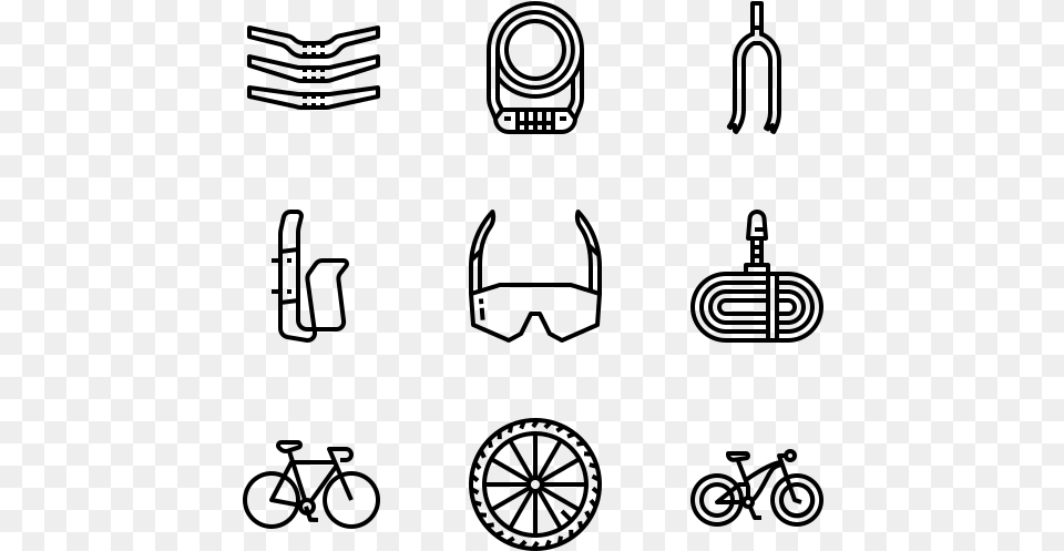 Bicycle, Gray Png Image