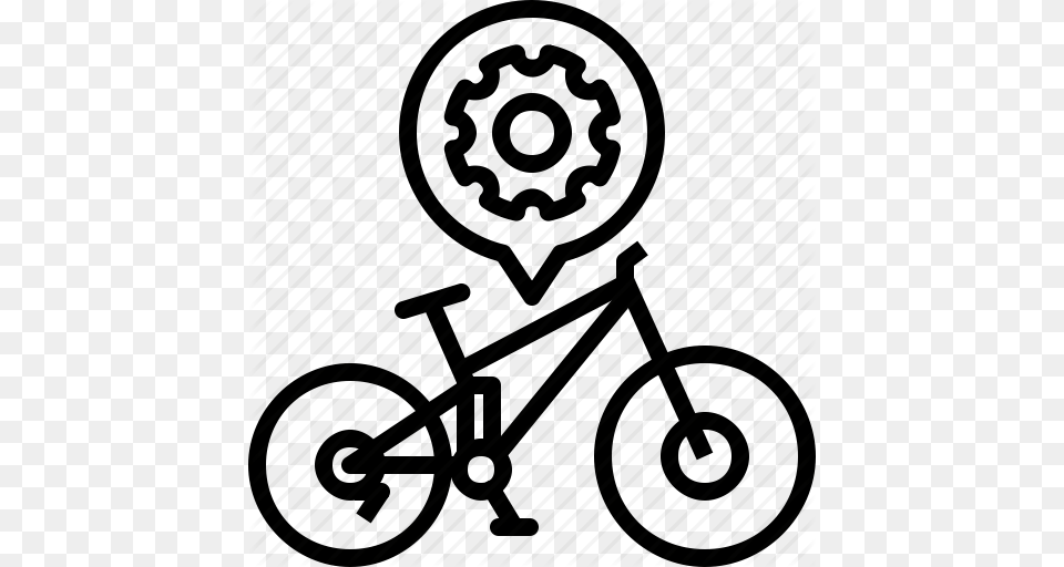 Bicycle Bike Biker Cassette Freeride Gear Life Icon, Transportation, Tricycle, Vehicle, Stroller Free Png Download